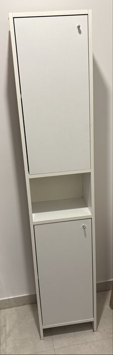 Słupek łazienkowy biały