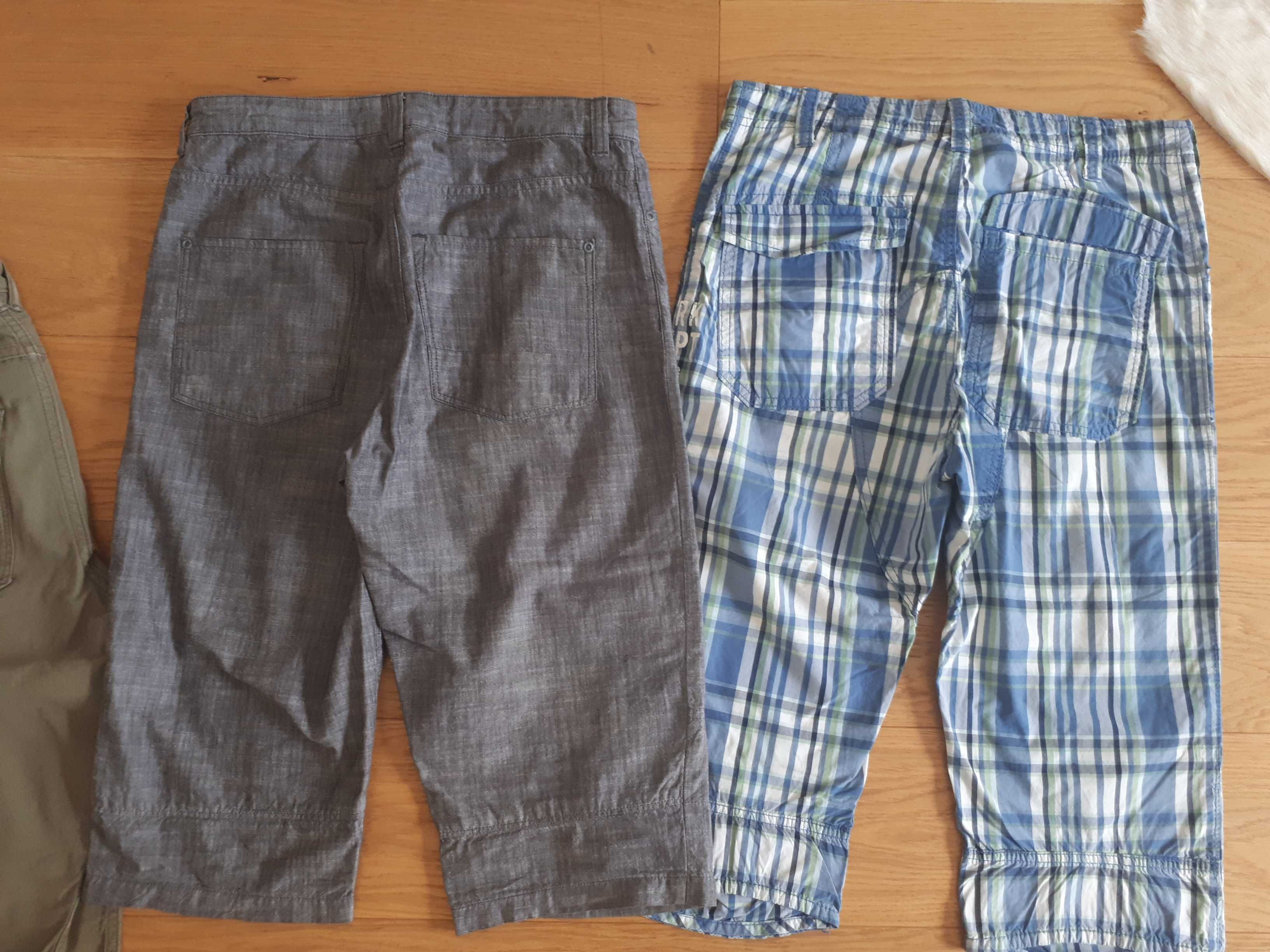 BDB krótkie spodenki szorty rybaczki bermudy H&M 164 za kolano
