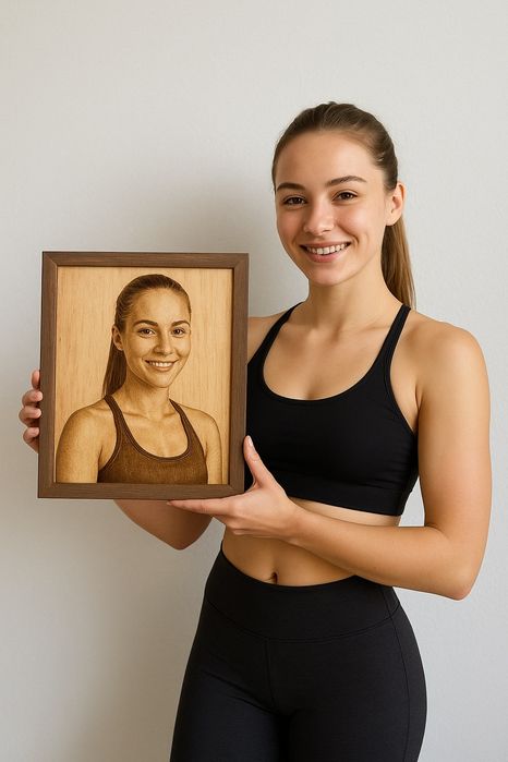 Portrety wypalane w drewnie.Portret na drewnie z Twojego zdjęcia – Las