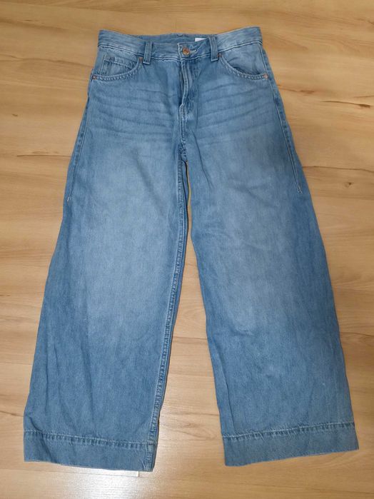 Szerokie spodnie dziewczęce Bershka rozm. 34