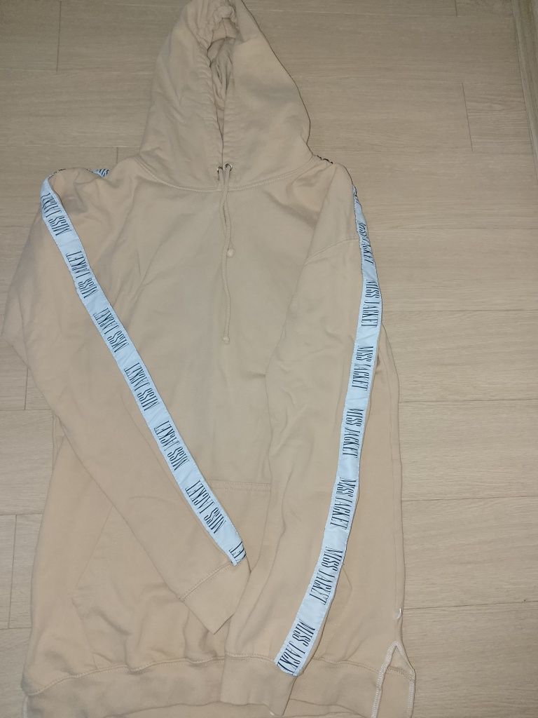 Karmelowa bluza tunika MissJacket oversize