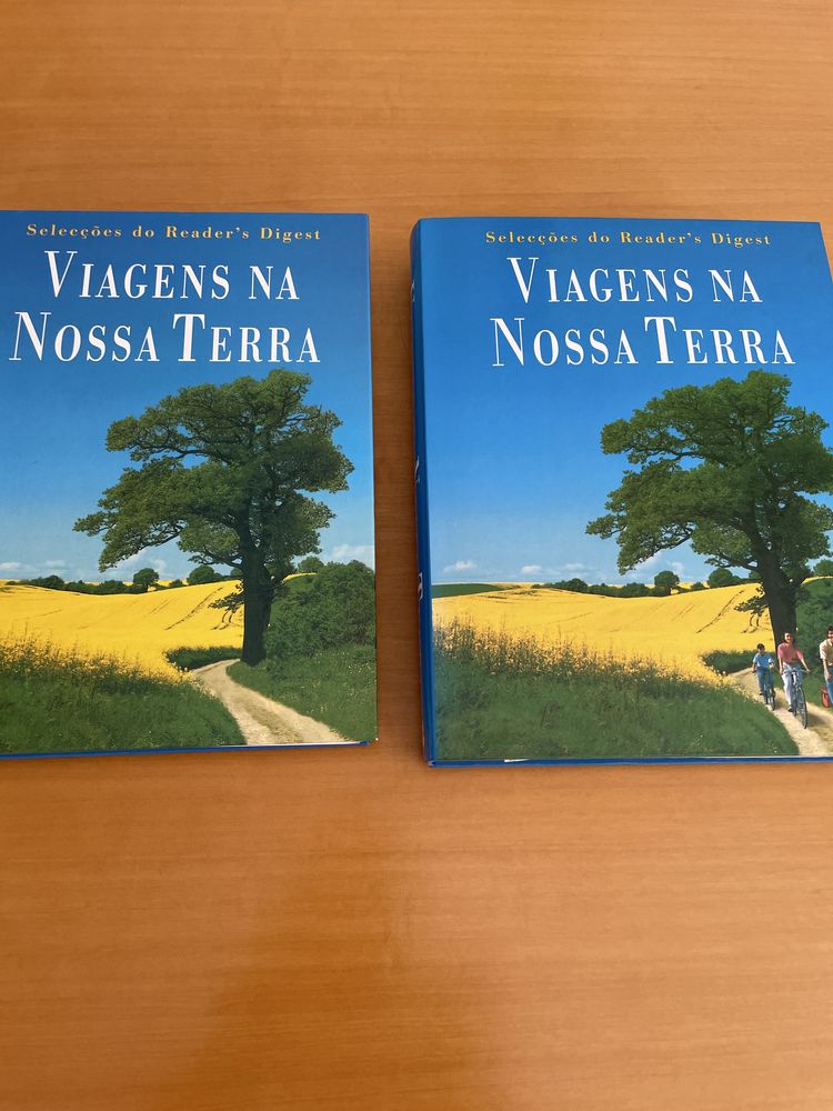 2 Livros um com fichas Viagens na minha Terra de Seleções do R Digest
