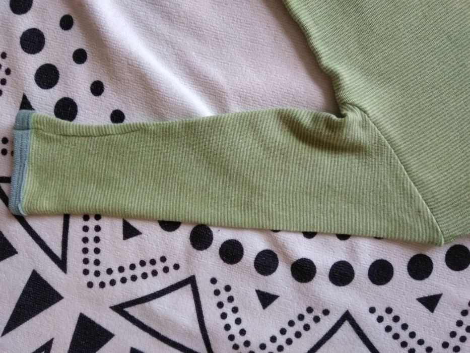 Body z długim rękawem wełna jedwab 92/98 Nostebarn