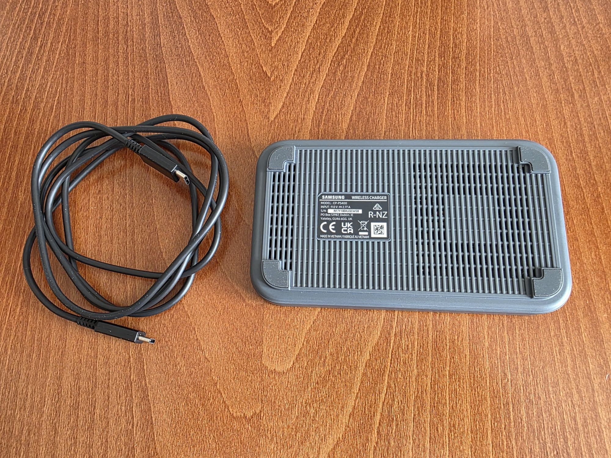 Ładowarka indukcyjna Samsung Wireless Charger Duo EP-P5400BBEGEU 15W C