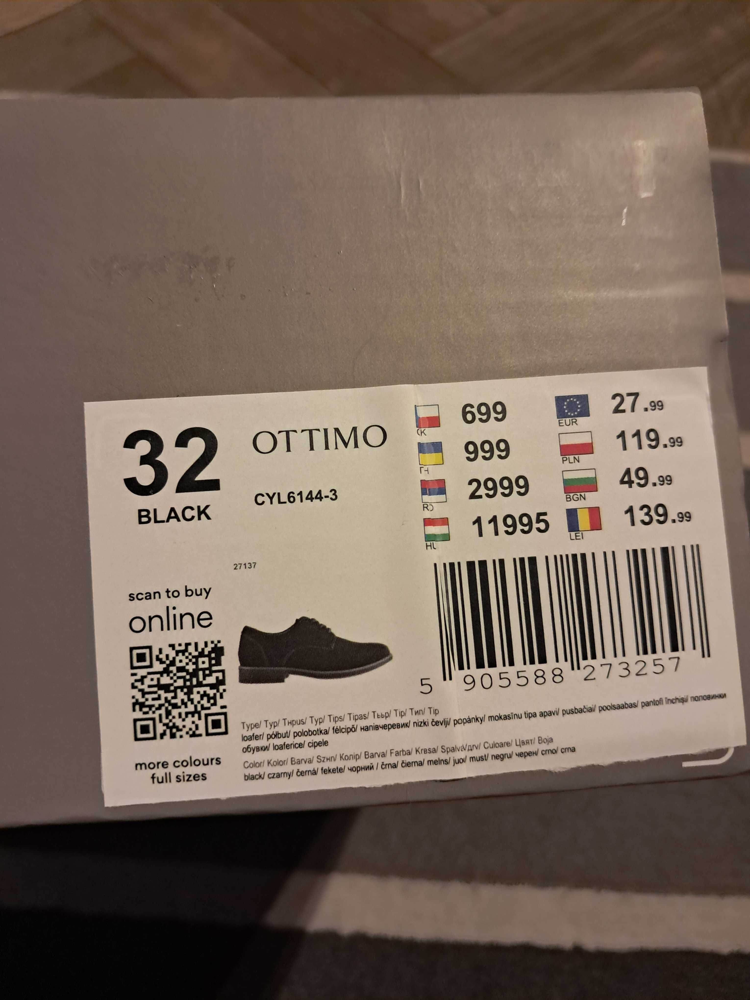 Do Komuni buty chłopięce rozmiar 32