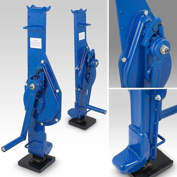 PODNOŚNIK mechaniczny warsztatowy korbowy 3t