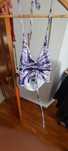 top roxo e branco