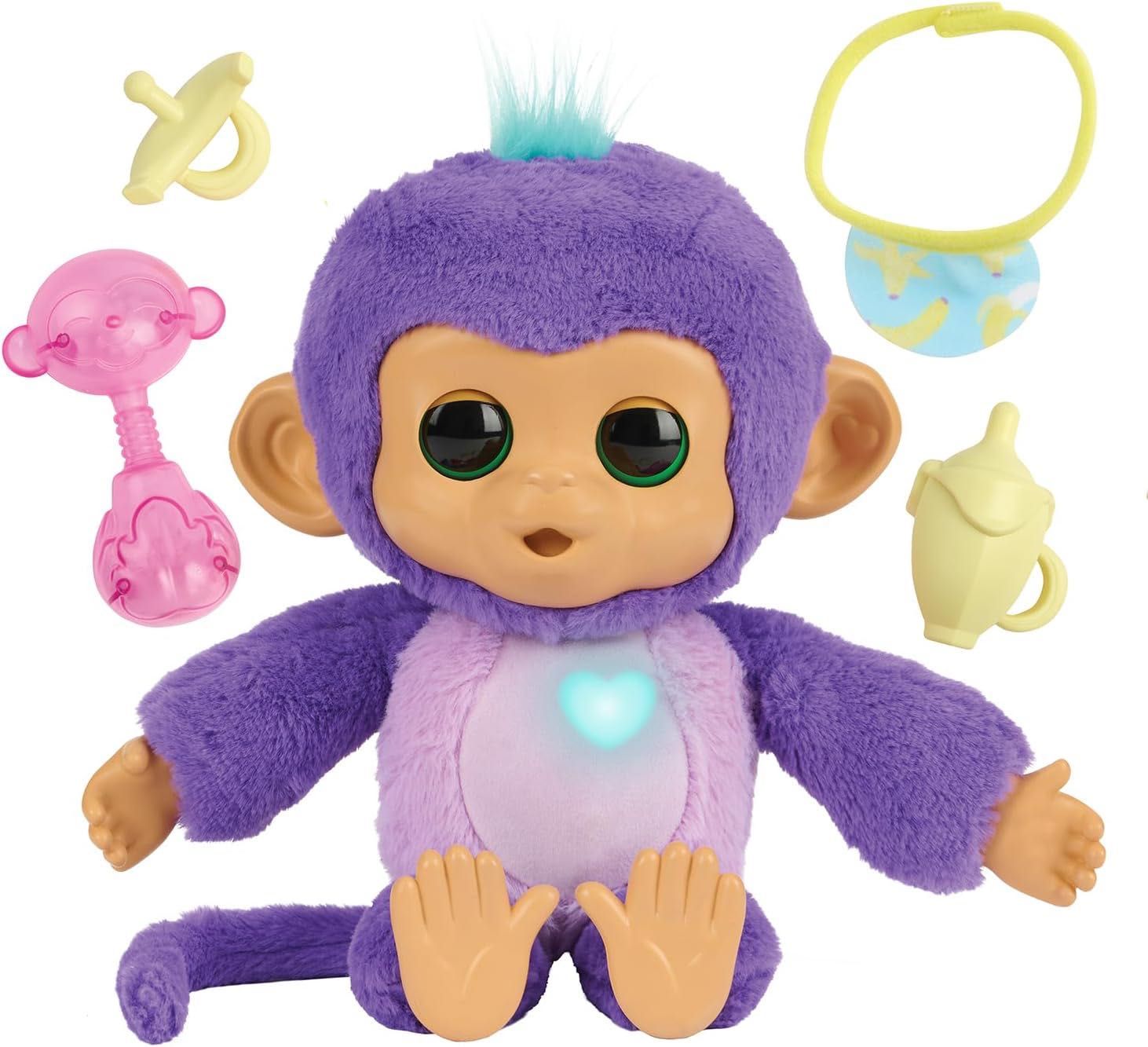 Интерактивная обезьянка Санни Fingerlings Care ‘n’ Cuddles Monkey
