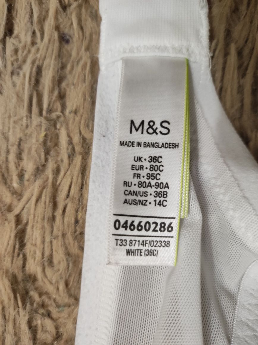 Белый бюстгальтер M&S