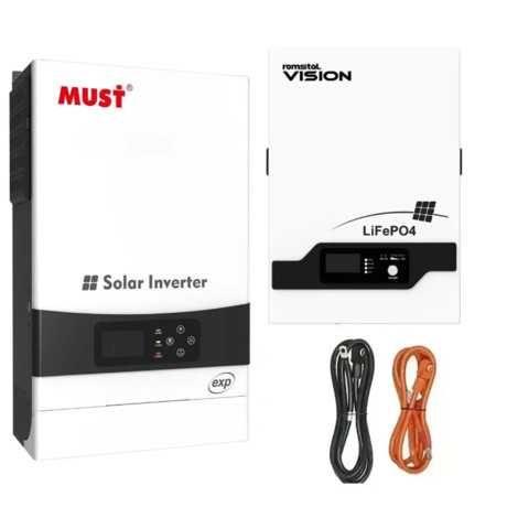 Комплект резервного питания Must PV19-6048 + АКБ Must ( 51.2V, 200Ah)