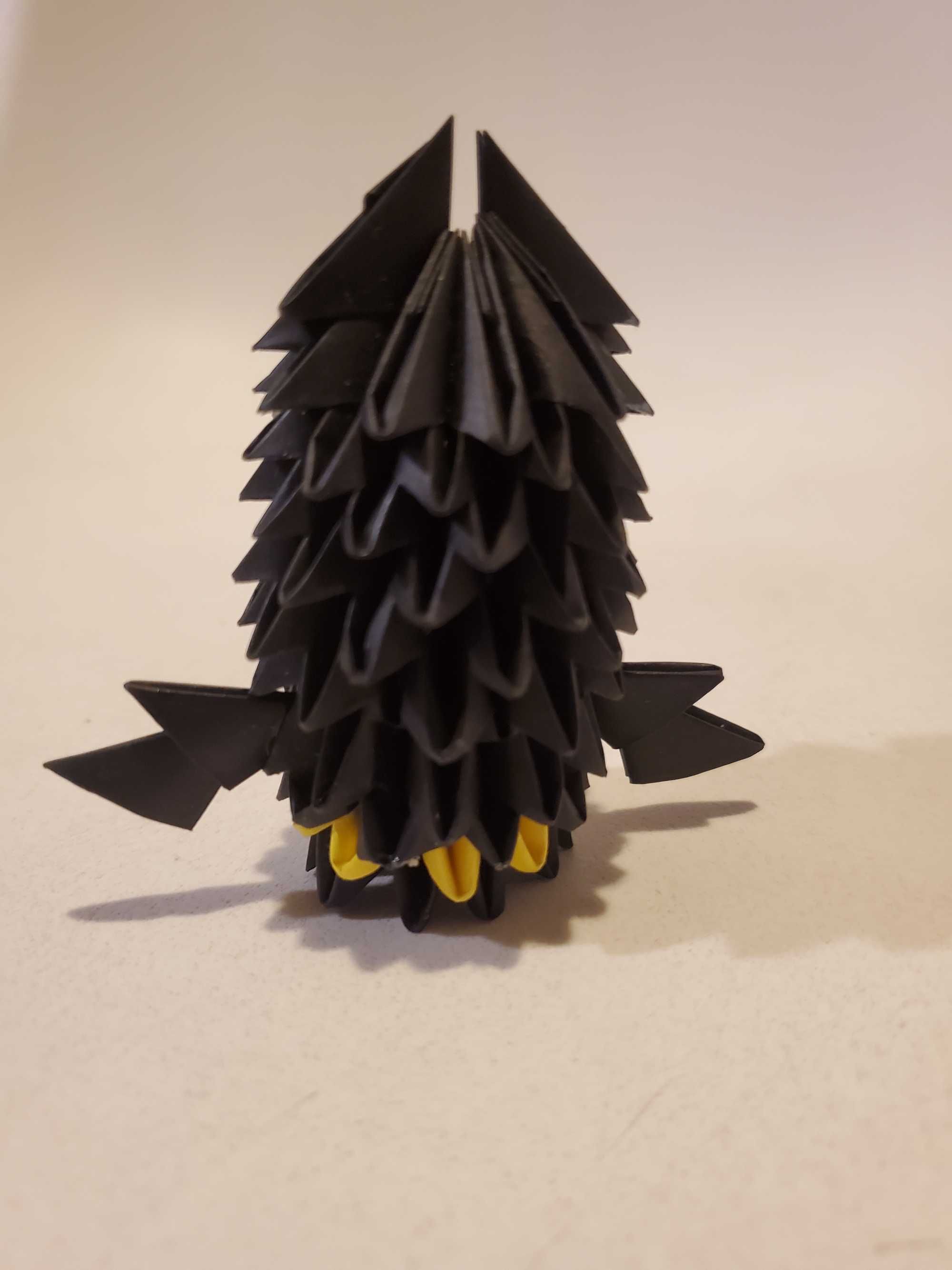 Batman origami modułowe, origami 3d, własnoręcznie zrobione