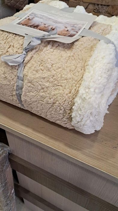 Плед-покривало з овчини 200х230