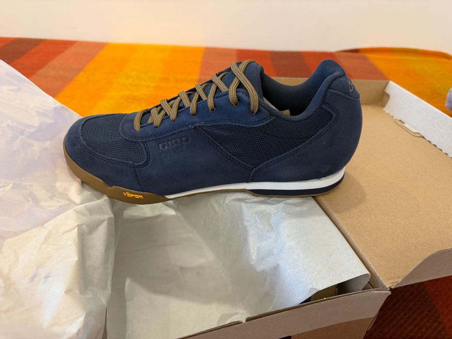 buty rowerowe SPD Giro Rumble VR niebieskie