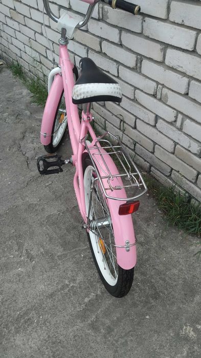 Велосипед для дівчинки 6-9 років, колеса 20 дюймів  (Рожевий)