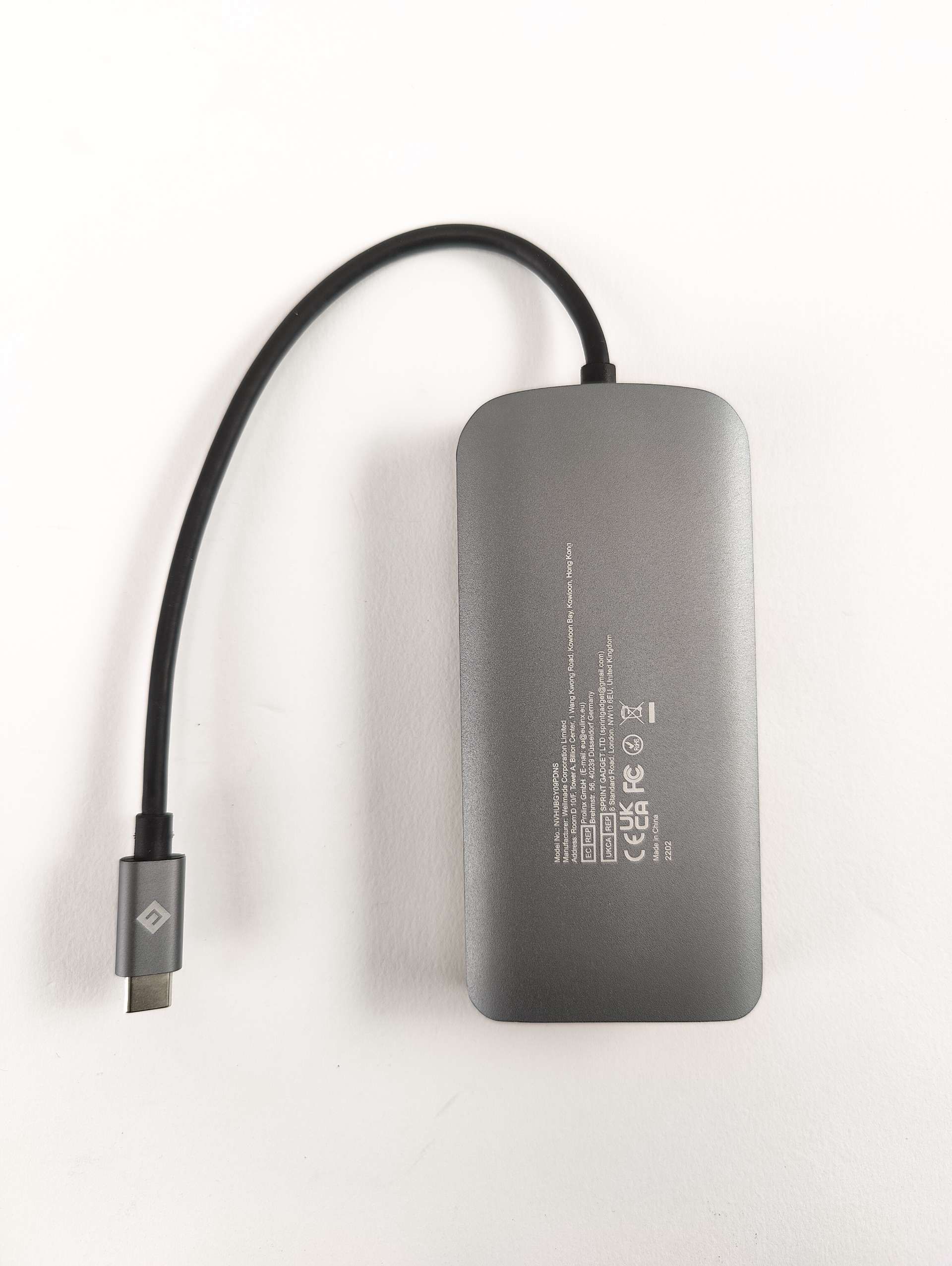 NOVOO Docking Staion USB C Hub 9 w 1 adapter USB C do HDMI 4K