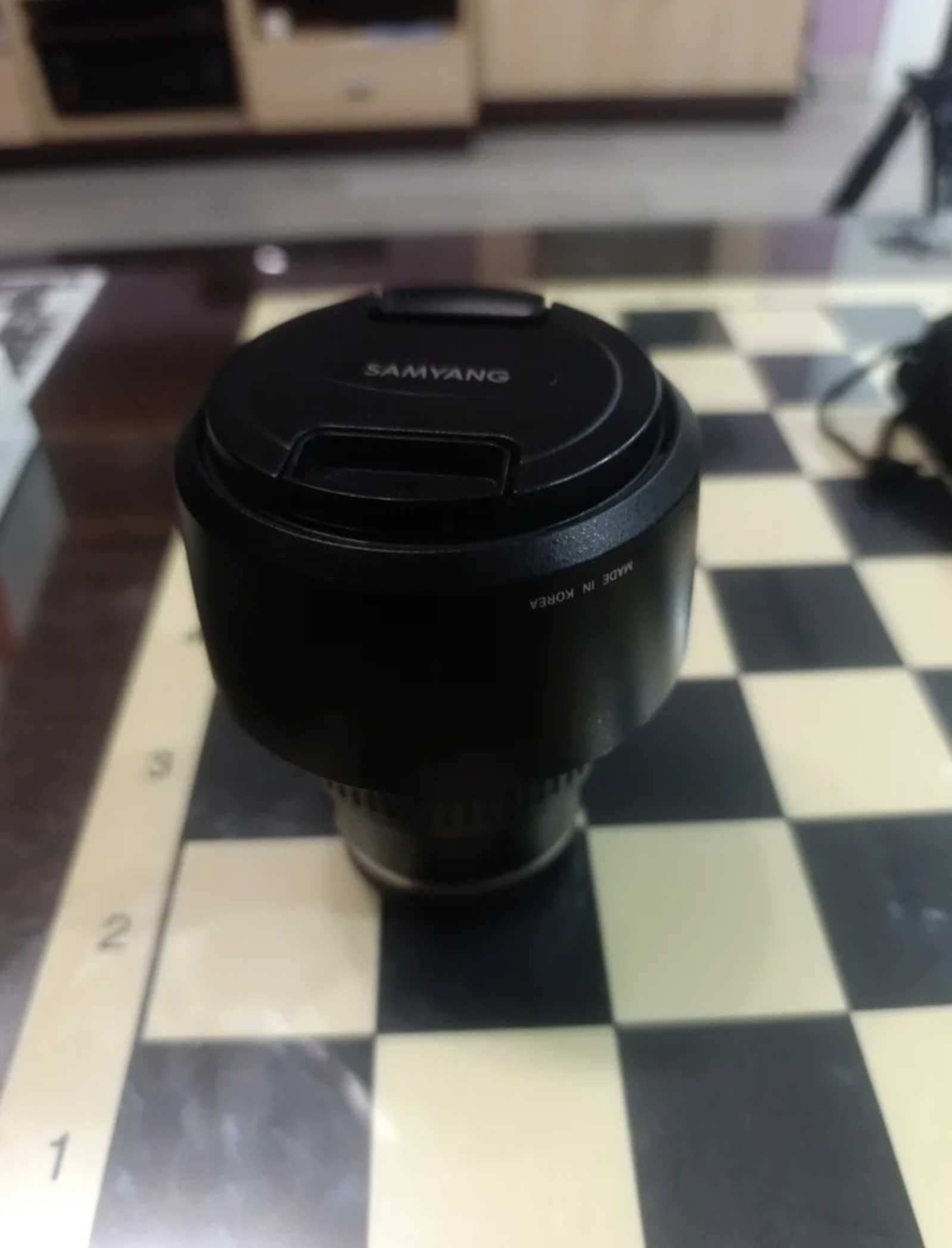 Lente Sony FE 85mm 1.4 Samyang nova E Mount