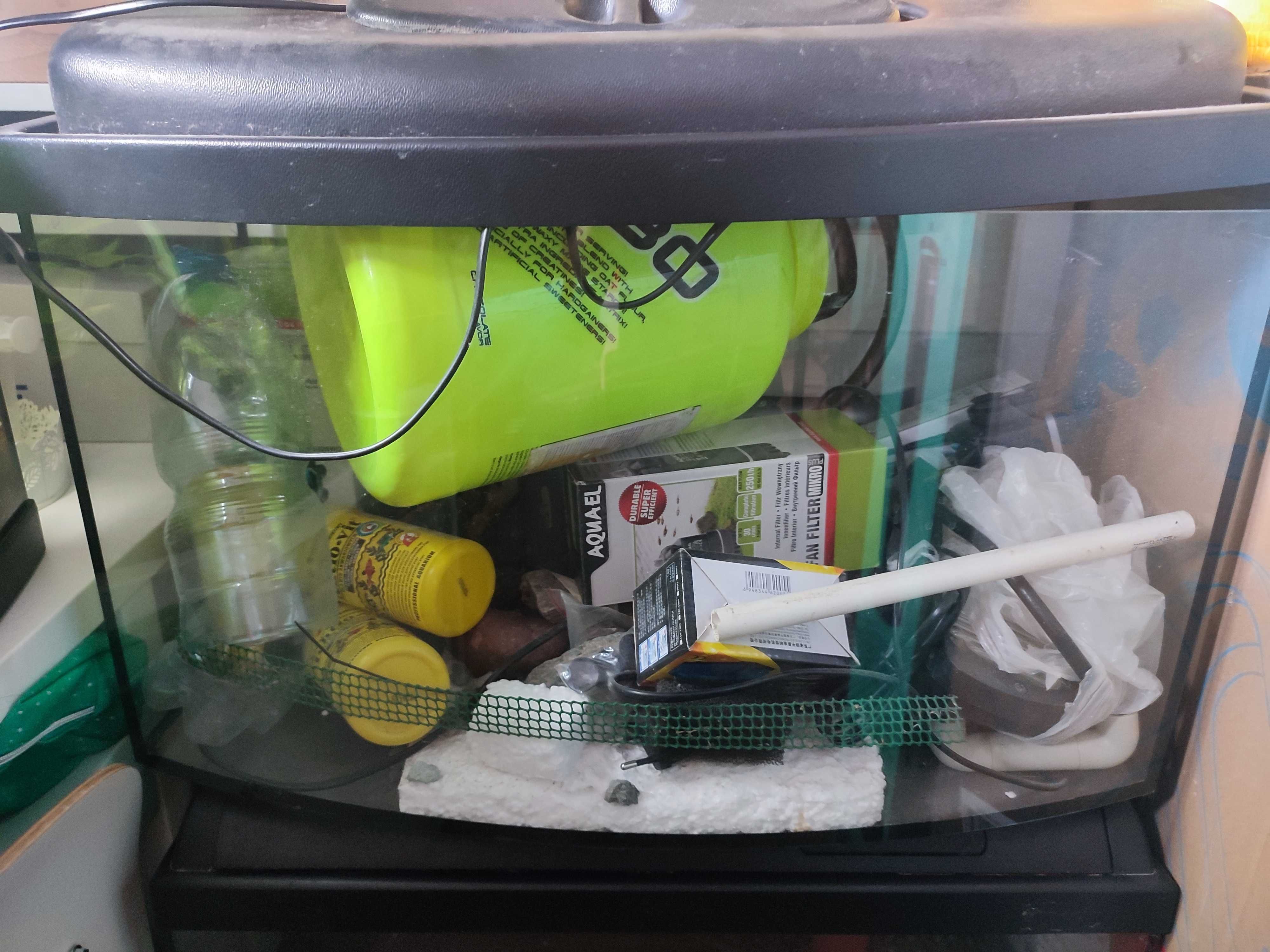 Akwarium profilowane 54l  terrarium