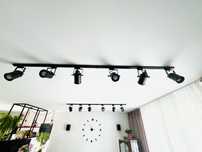 Zestaw lamp dwie szyny po 200 cm plus 3 punkty swietlne