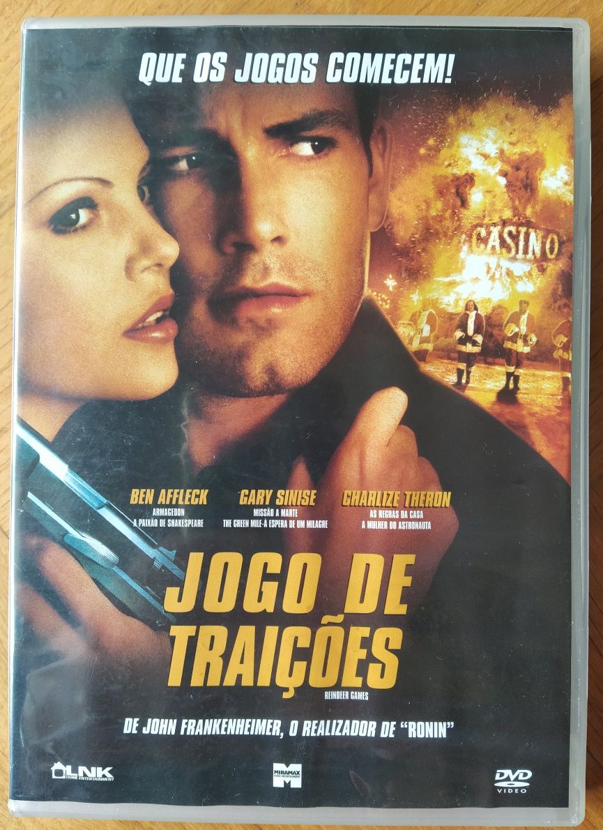 Conjunto 5 DVDs - Filmes várias categorias