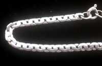 Stara bransoletka srebrna, dł 24 cm, splot wężowy