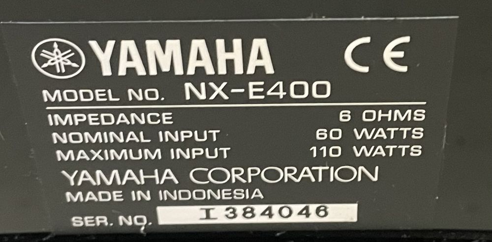 YAMAHA  model no . NX-E400