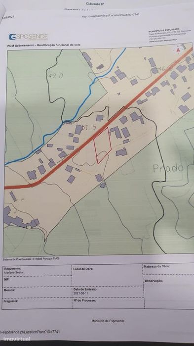 Terreno Rústico à Venda em Braga, Esposende - 110.000€