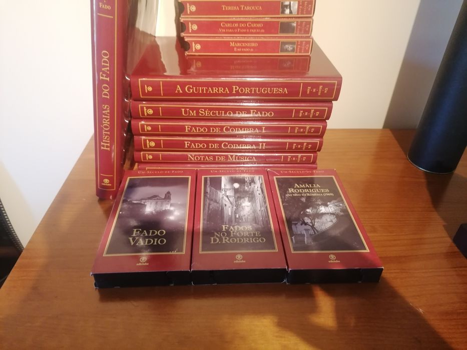 Coleção um século de fado - 33 cds, 7 Livros e 8 Cassetes