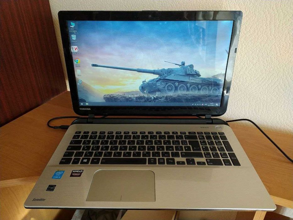 ИГРОВОЙ НОУТБУК TOSHIBA L50-B AMD A6 з R5 m230 1gb|  ram 8 | 120gb ssd
