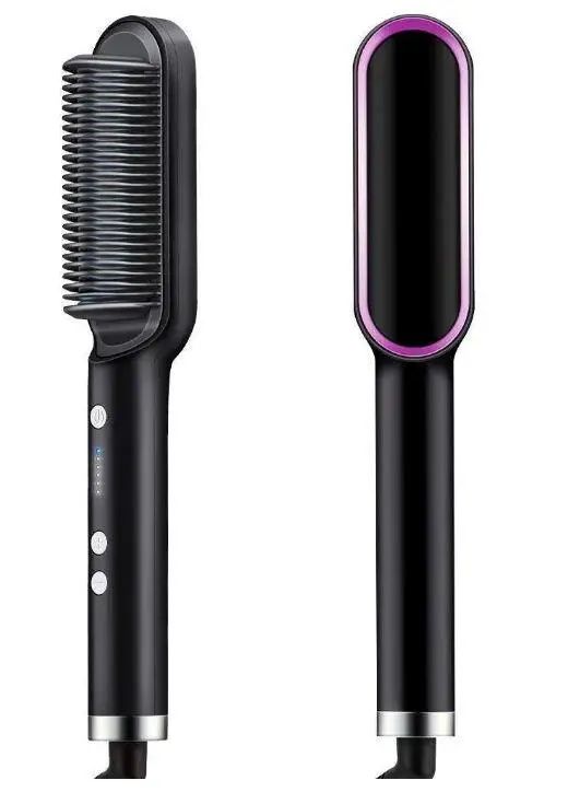 Расческа-выпрямитель Hair Straightener HQT-909 с турмалиновым покрытие
