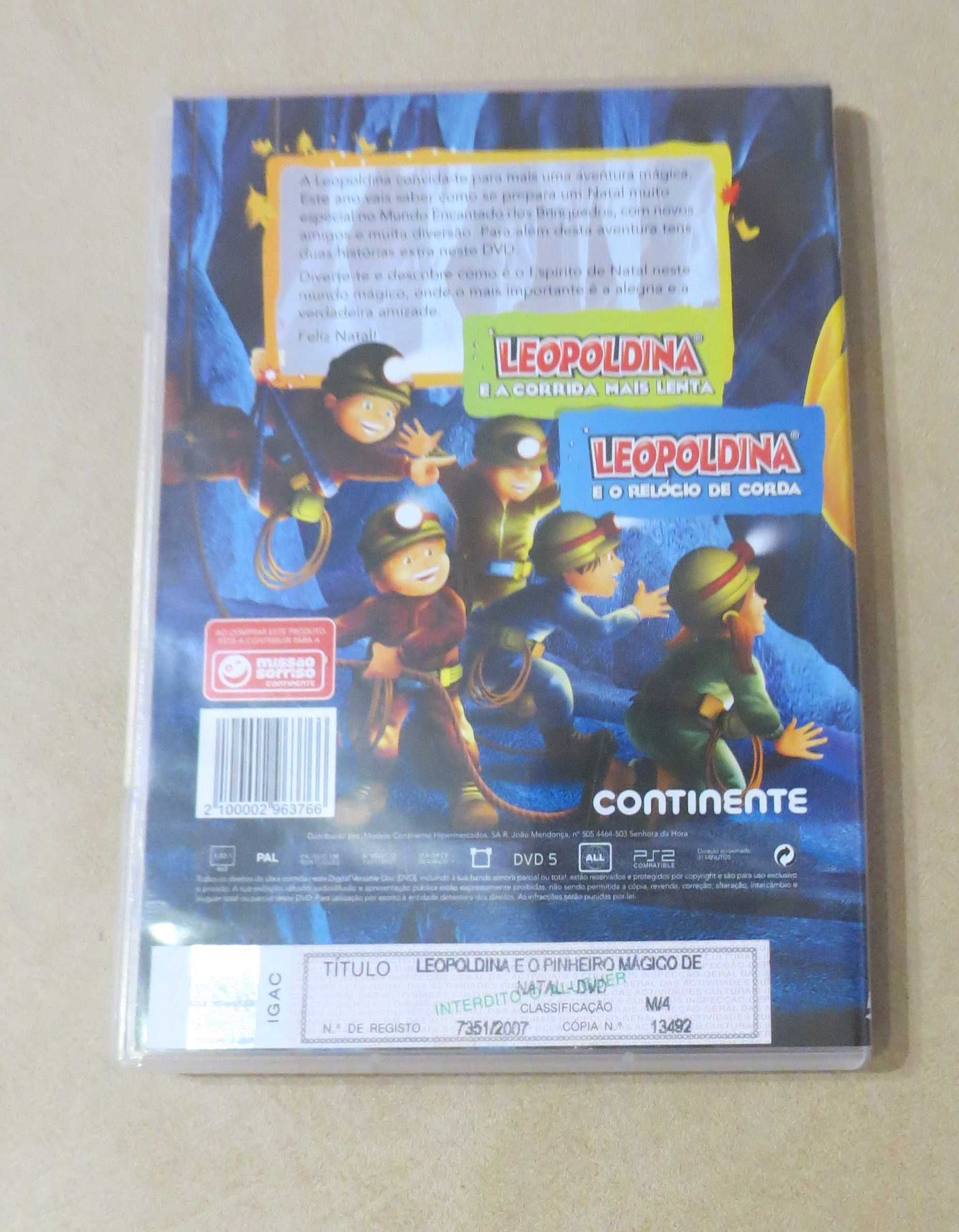 DVD Leopoldina e o Pinheiro Mágico + 2 histórias extra