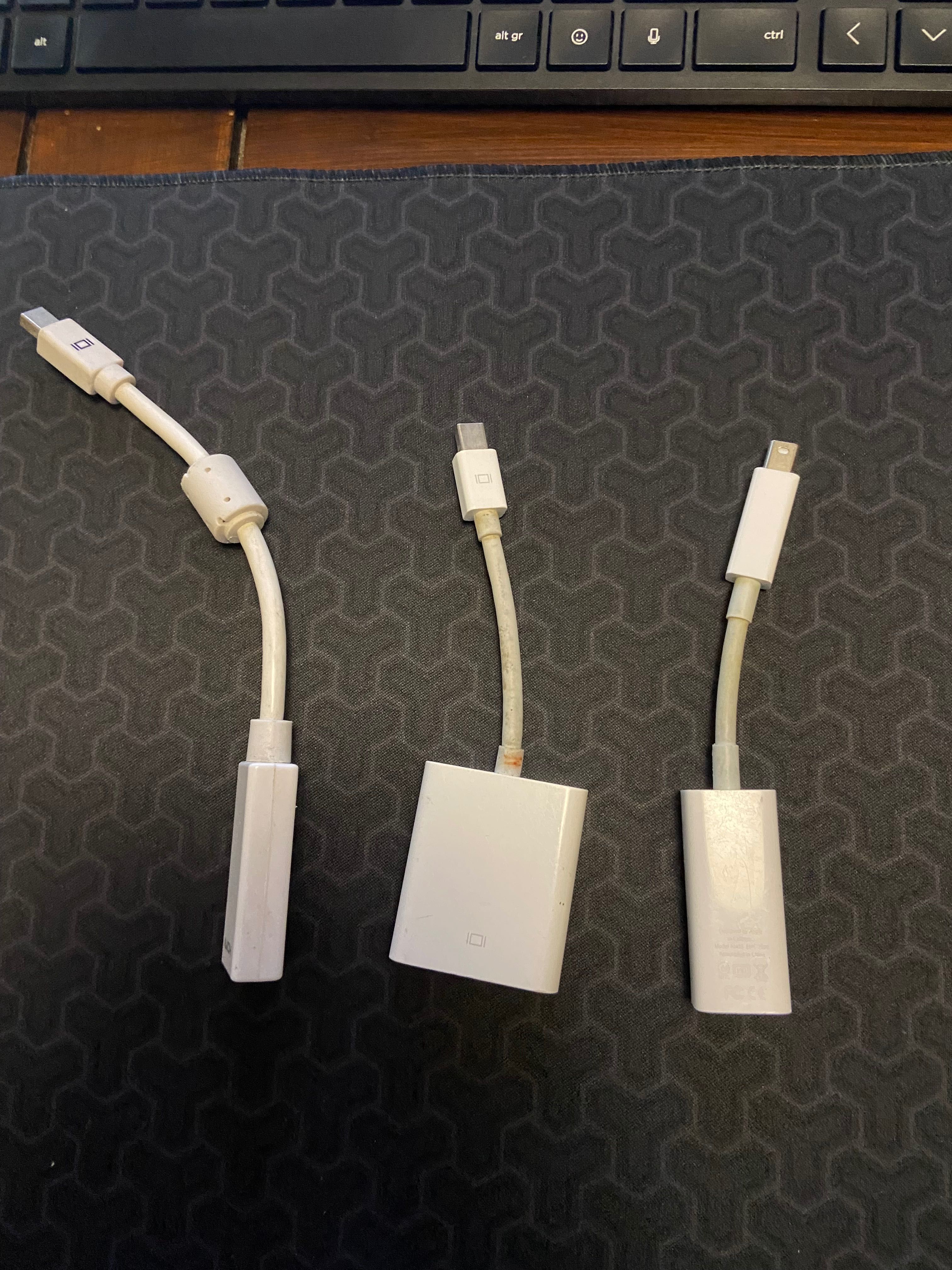 Cabos adaptadores mini DisplayPort