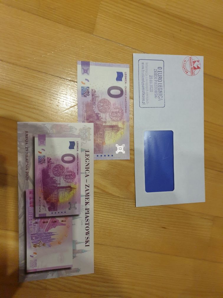 Banknot 0 Euro Zamek Legnicki