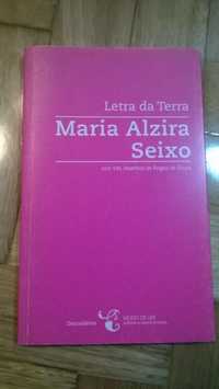 Letra da Terra de Maria Alzira Seixo com Três Desenhos de Ângelo Sousa