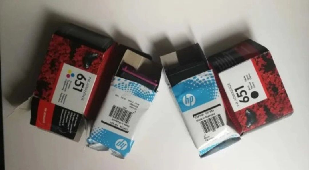 Puste cartridge ORYGINALNE HP651