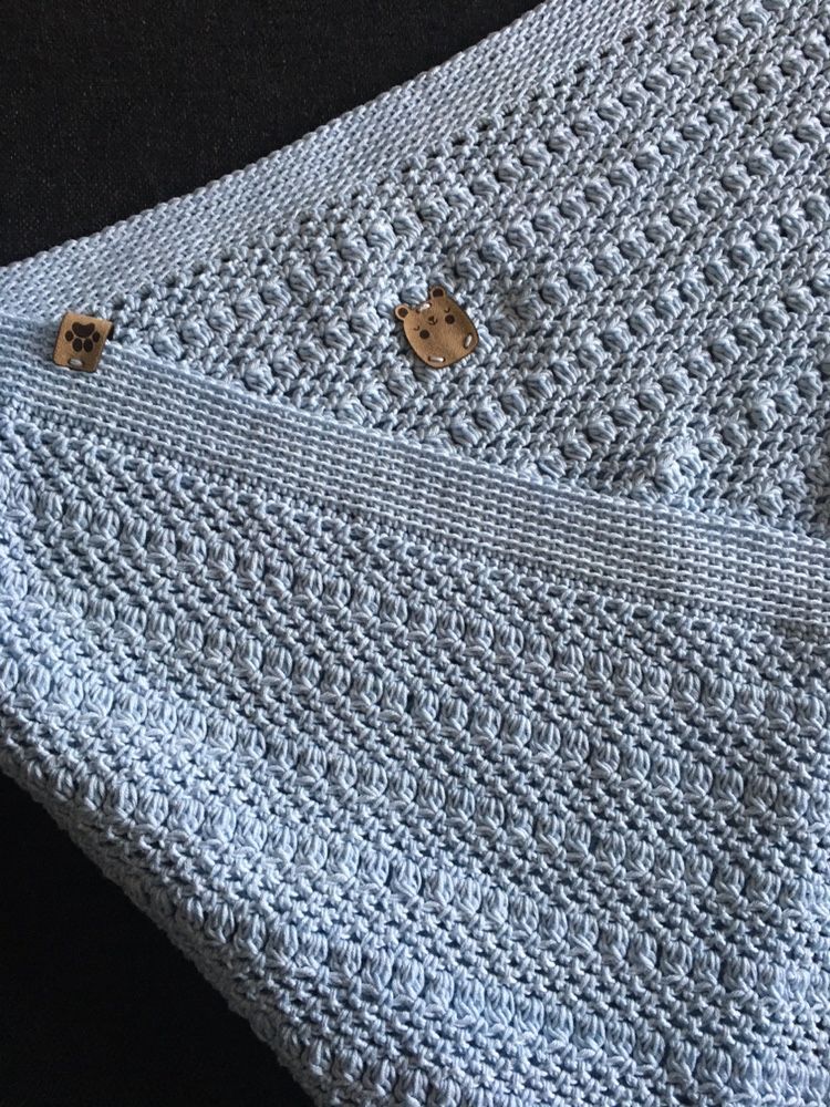 Kocyk, koc szydełko handmade