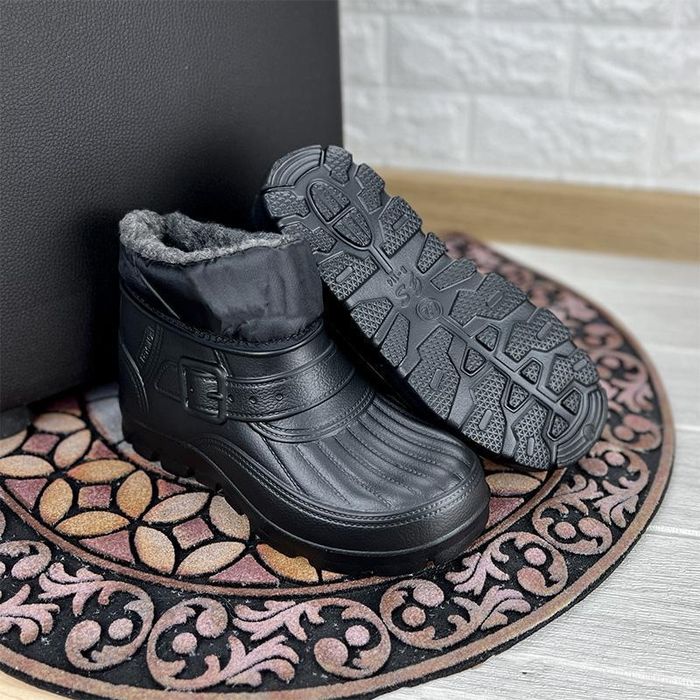 Чоловічі теплі високі галоши, утепленні хутром 42-45р (к140)