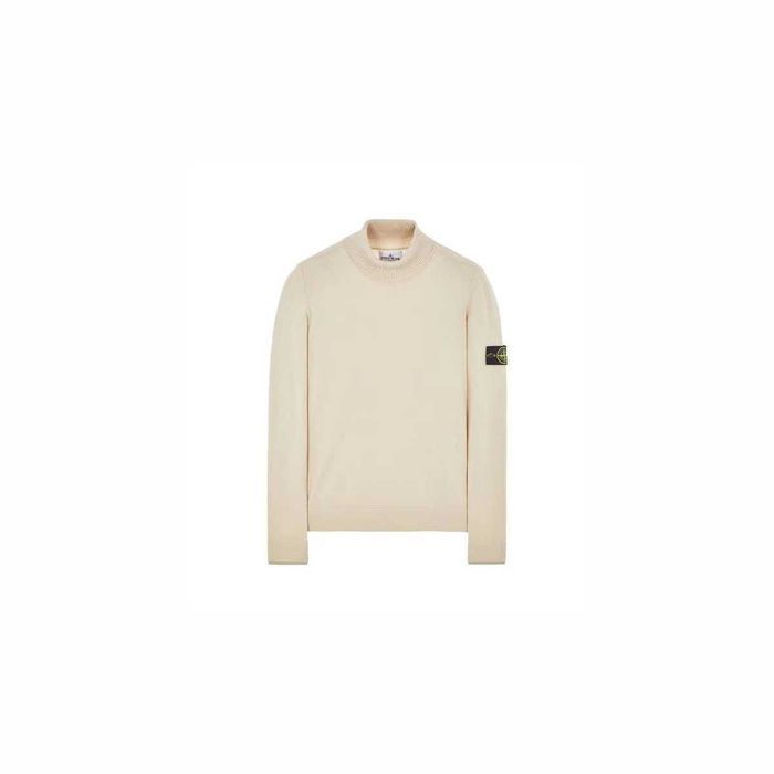 Светр STONE ISLAND 530A1 Mock Neck Sweater Natural White SI0231-NWT