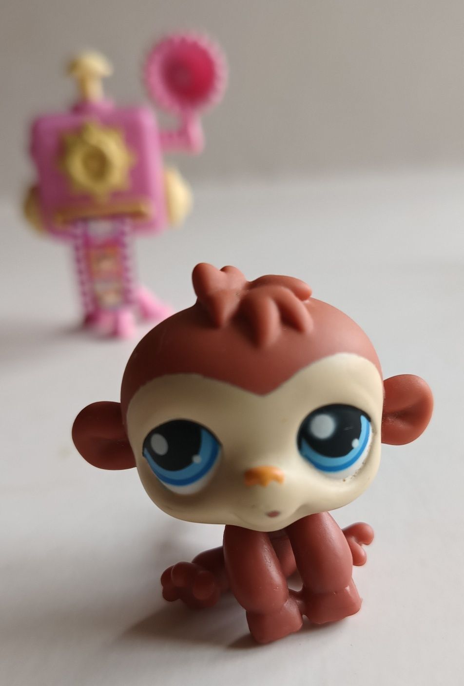 Littlest Pet Shop aparat fotograficzny ramka małpa