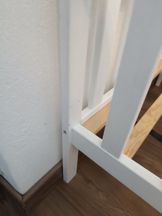 Łóżeczko dziecięce domek biale