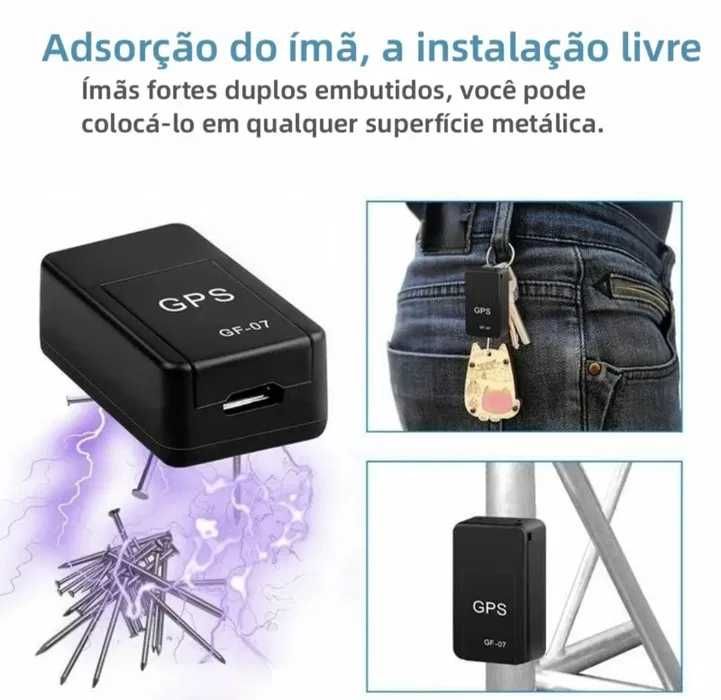 Mini Localizador GPS rastreador Tracker - Carros/Camiões/Motas