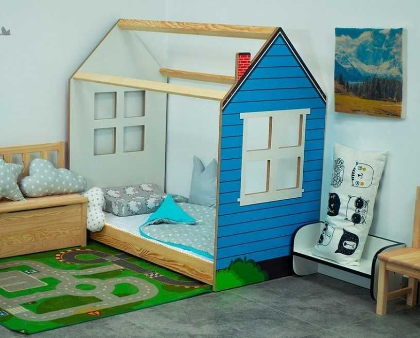 Drewniane łóżko domek – Marzenie twojego dziecka