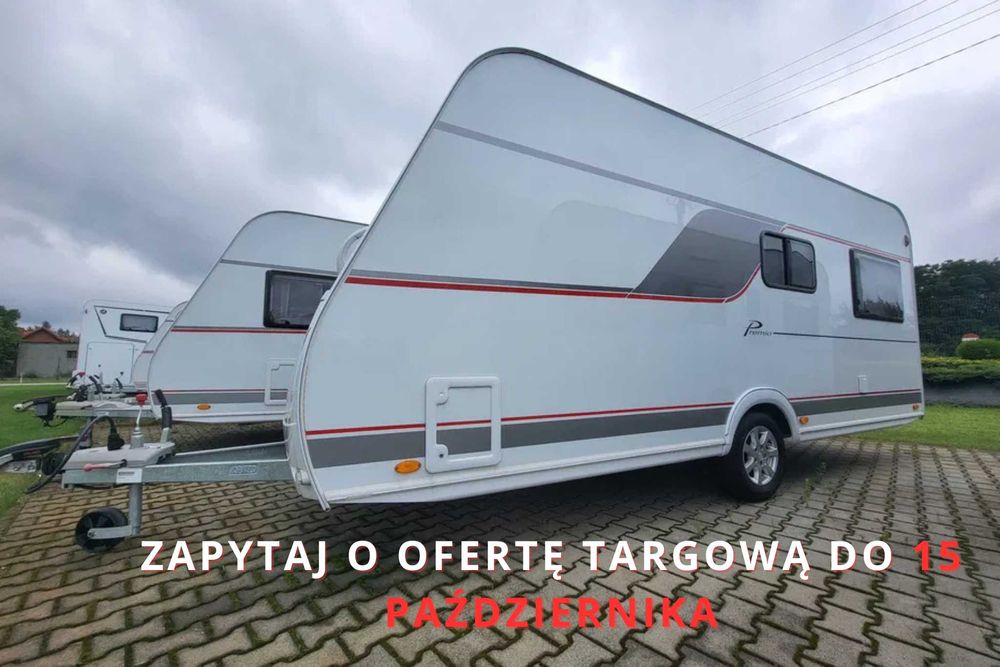 Nowa przyczepa Burstner Premio 455TS Osobny Prysznic XCAMP Hobby Adria