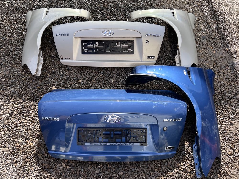 Кришка багажника, крило праве Hyundai Accent 2005-2010 рік, б/у