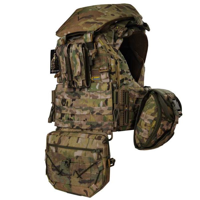 Жіноча плитоноска Warmor Gen.3 for Ladies з підсумками + захист шиї