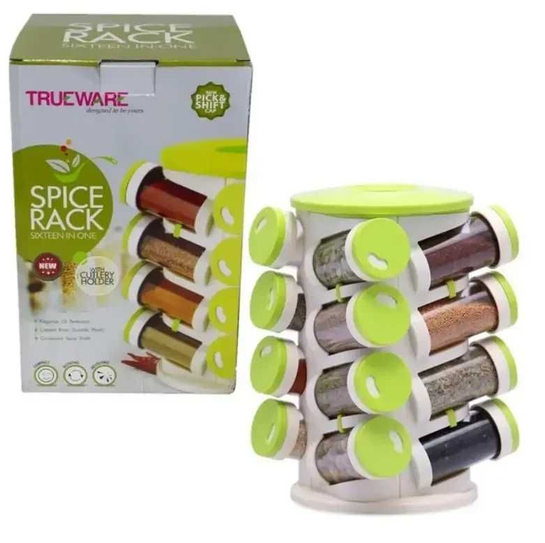 Вращающийся органайзер для специй Spice Rack 16 в 1 стойка карусель