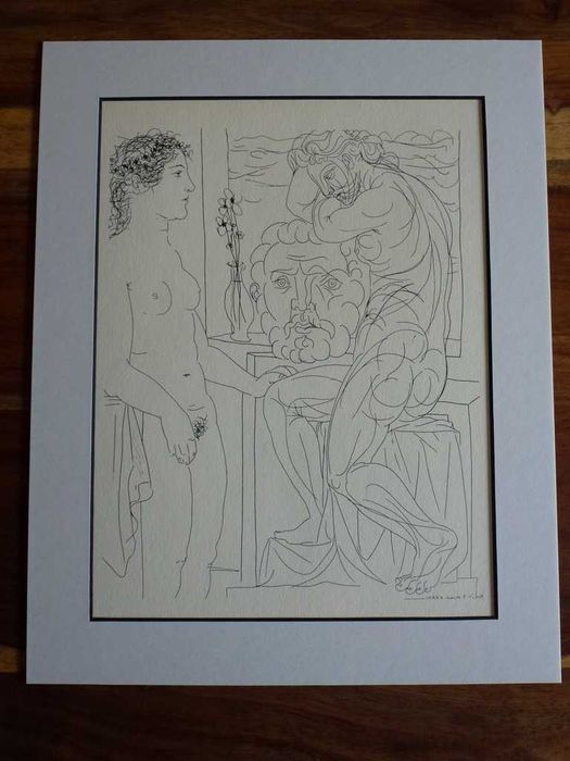 Pablo PICASSO - VOLLARD SUITE #185 - 1956 r.!