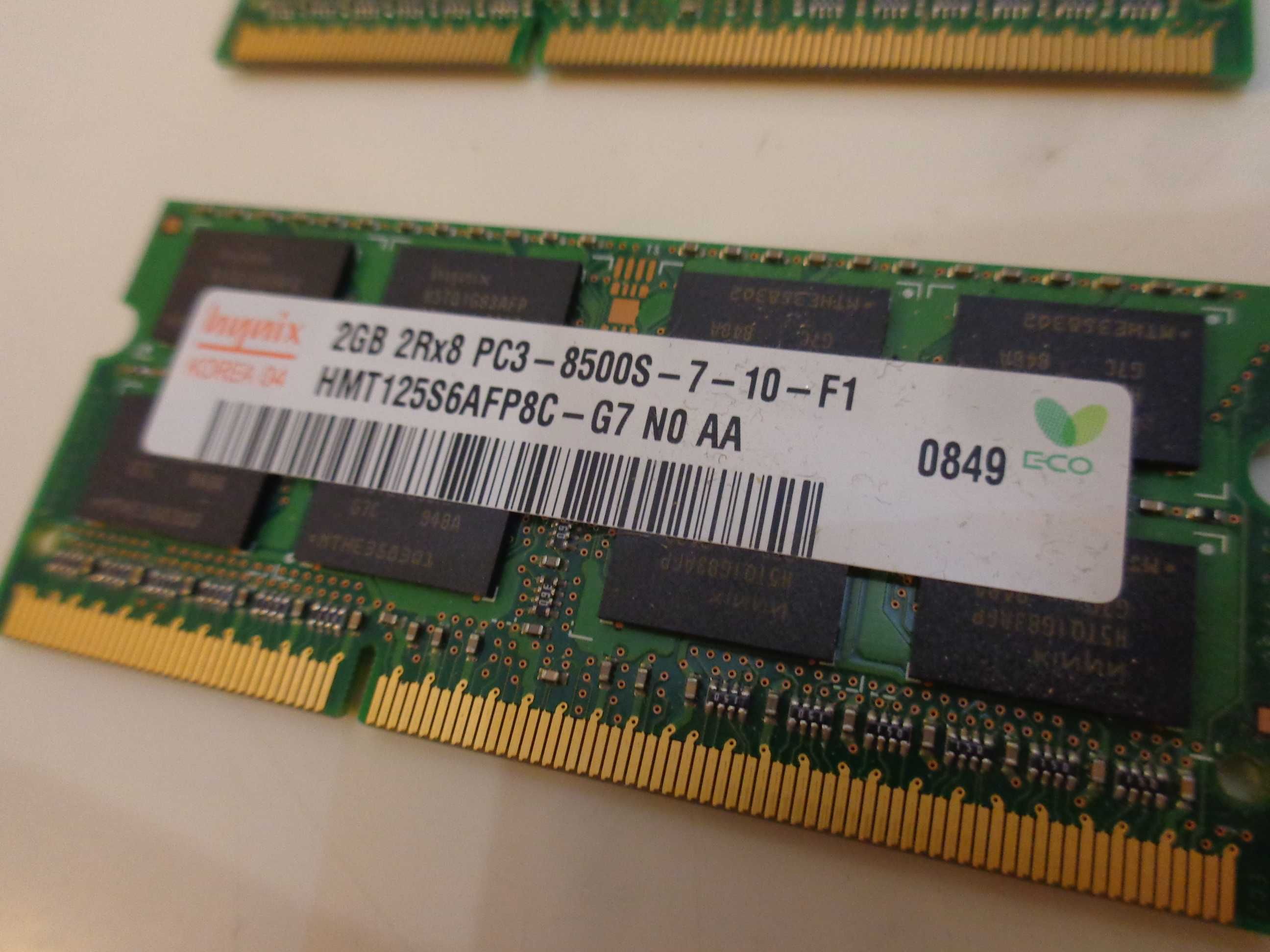 Pamięć RAM do laptopa DDR3 4Gb (2x2Gb)