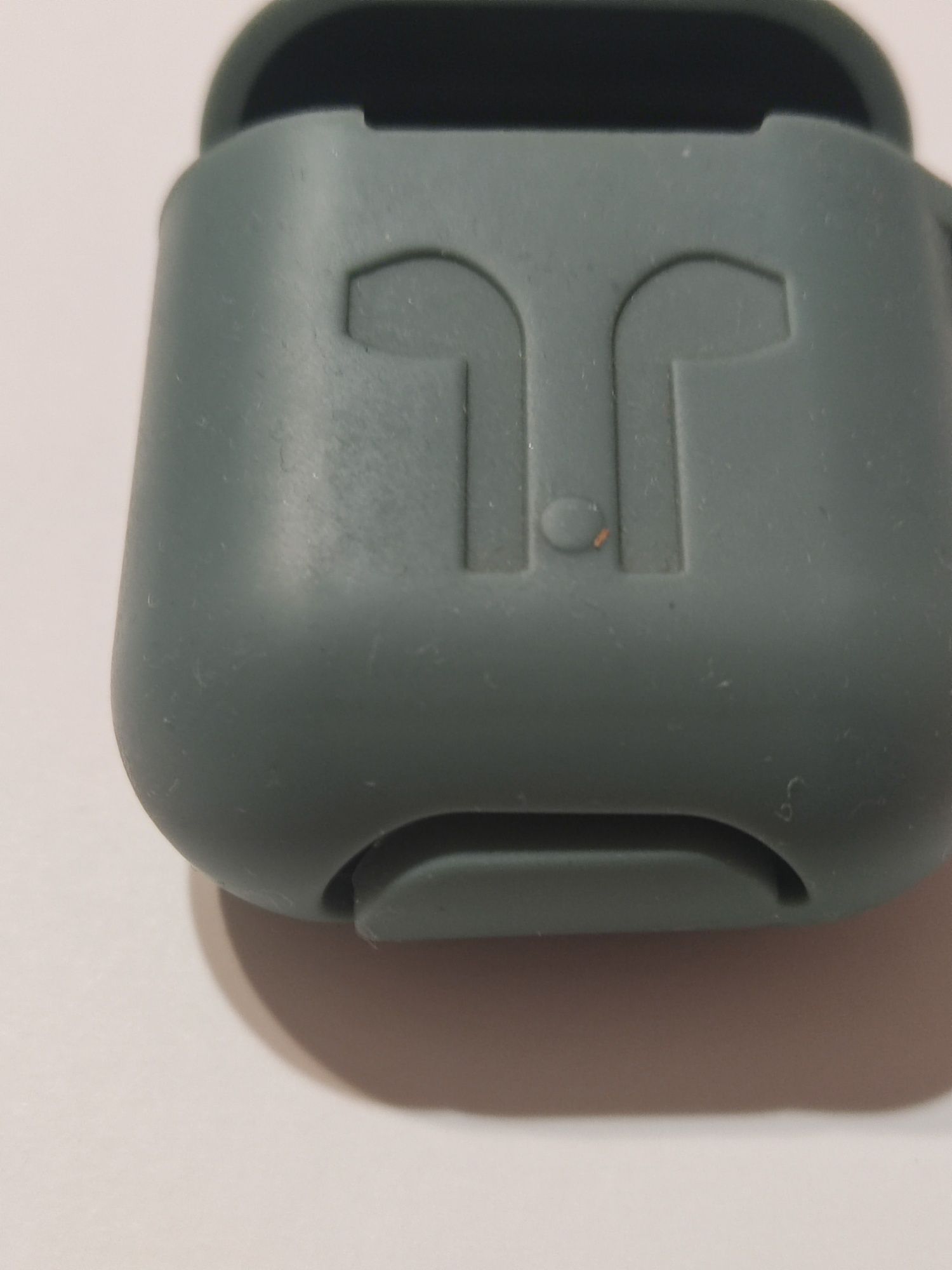 Чохол для навушників AirPods 1/2 силиконовий Pine Green