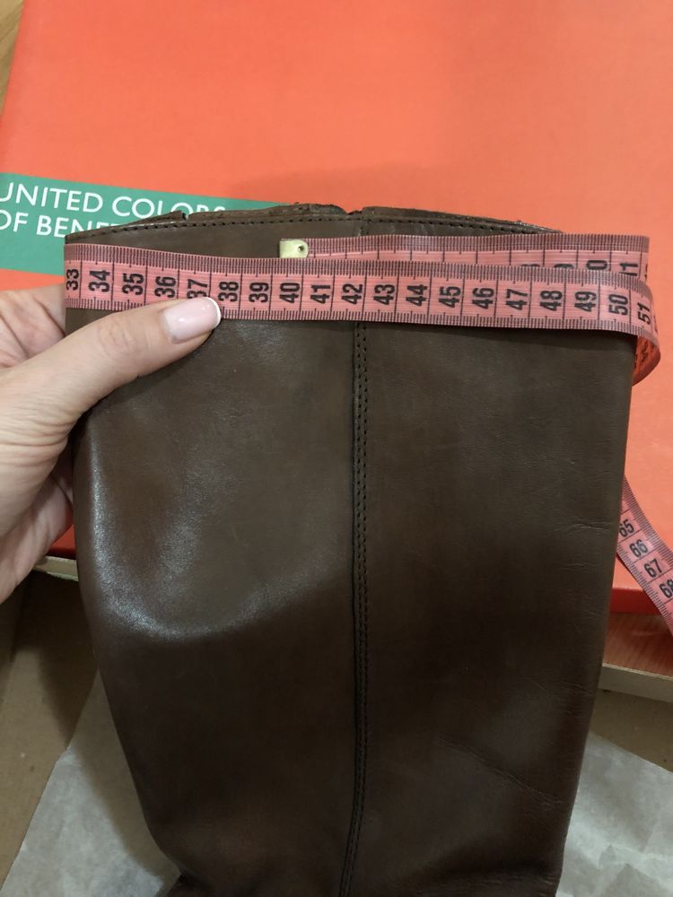 Кожаные сапоги Benetton