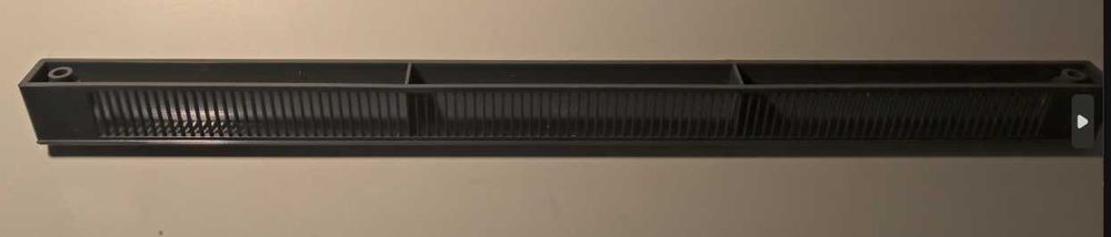 Okap, okapnik nawiewnika, kolor Antracyt